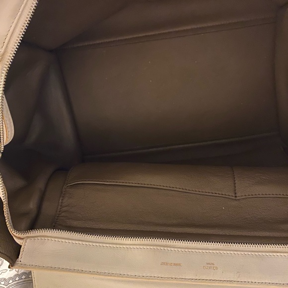 Authentic Celine Trapeze calfskin and suede bag - Picture 9 of 10